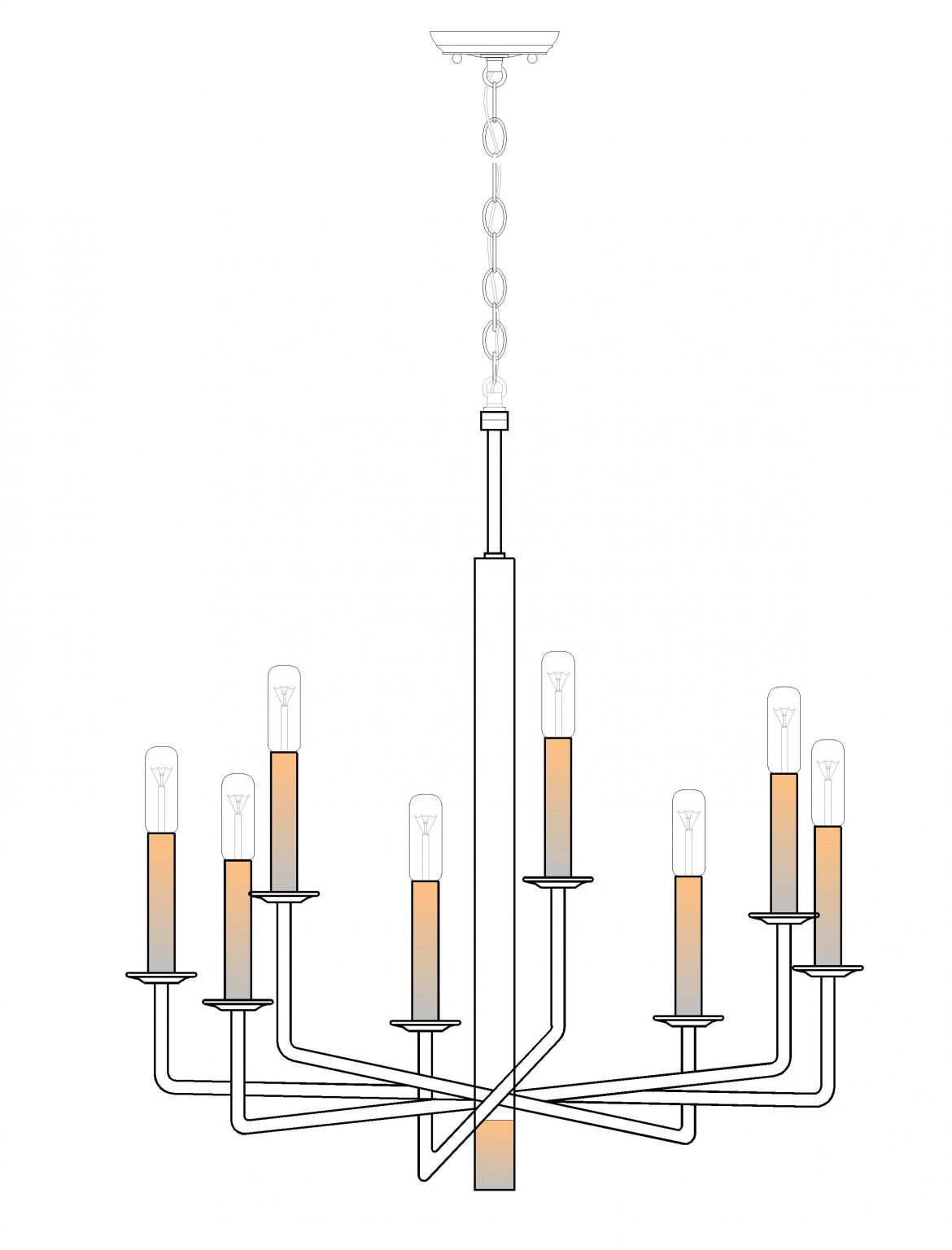 Custom Style 65 Lite Tops Custom Light Fixtures & Lamp Shades