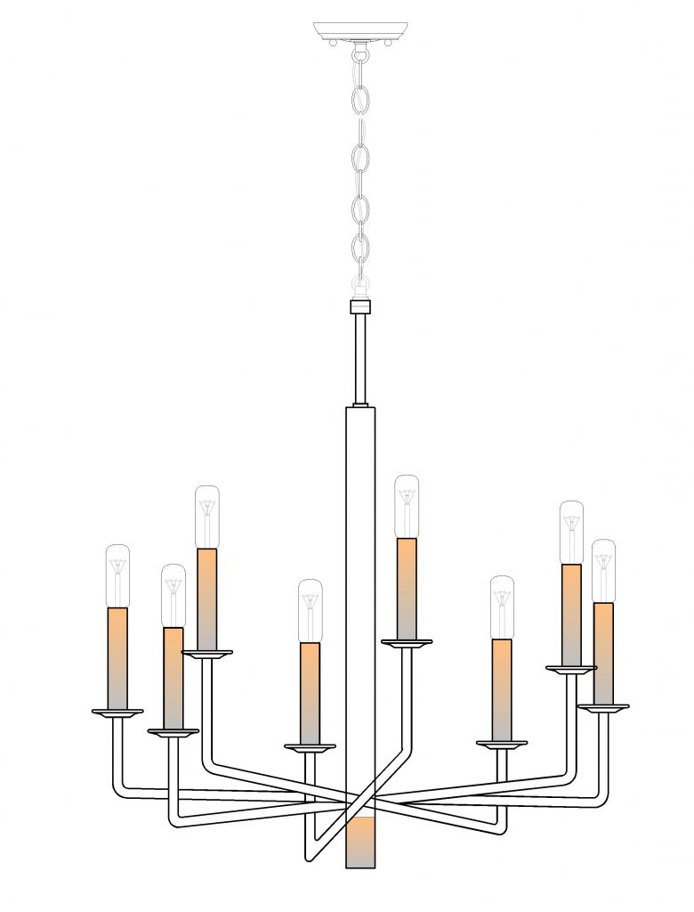 Custom Style 65 Lite Tops Custom Light Fixtures & Lamp Shades